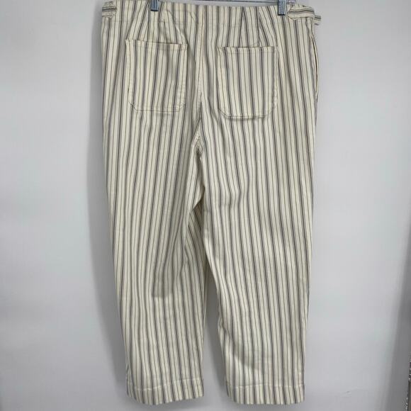Talbots Pants Women’s 16 Straight Ankle Jean Hillside Stripe Classic Traditional - Picture 3 of 11